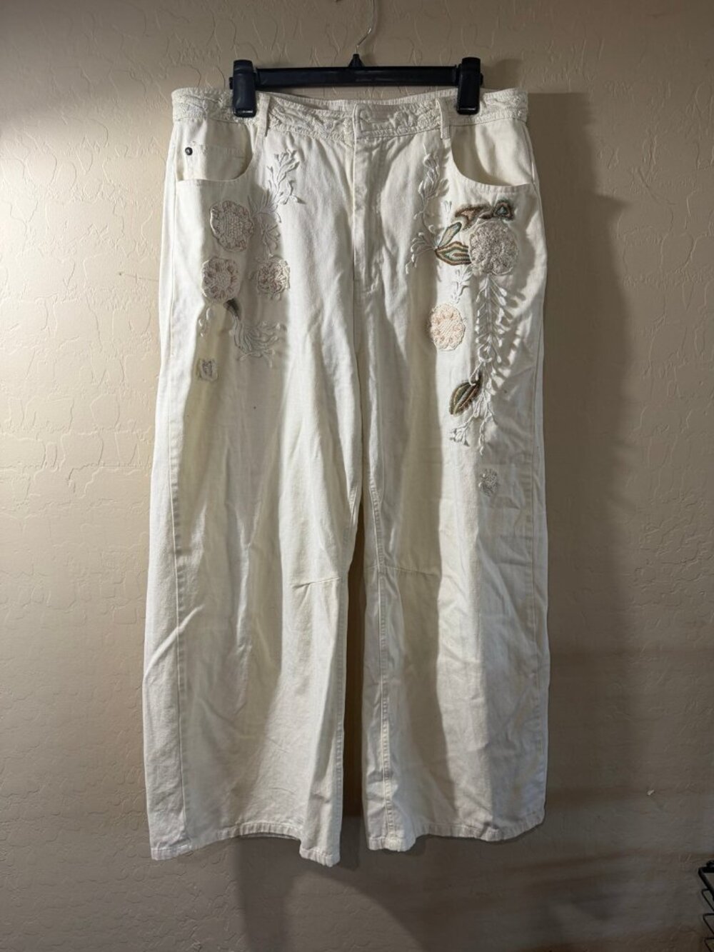 Wide leg jeans by Anthropologie